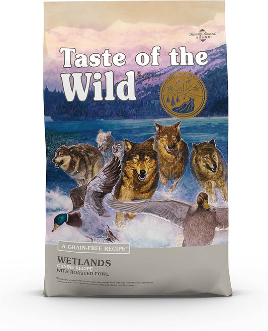 Taste of the Wild Adult Wetland Fowl Canine Food - Taste of the Wild Dry Dog Food - The Family Pet