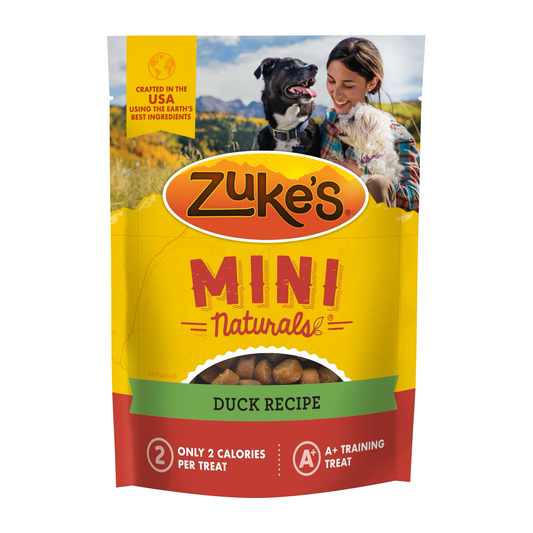 Zukeās Adult Mini Naturals Duck Dog Treats (6oz) - Zuke's Dog Treats - The Family Pet