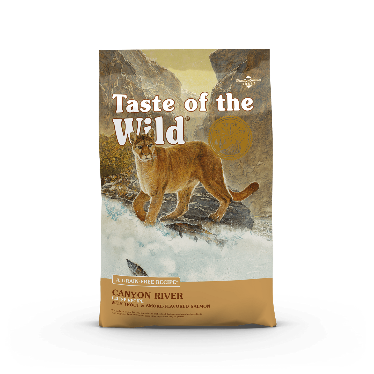 Taste of the Wild Adult Canyon River Trout and Salmon Feline Food (5lb) - Dry Cat Food - The Family Pet