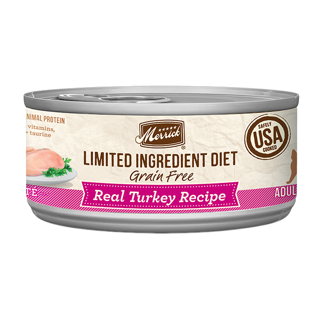 Merrick Limited Ingredient Diet Grain Free Turkey Wet Cat Food (5oz) - Merrick Wet Cat Food - The Family Pet