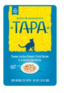 Tapa Chicken and Duck Cat Food Toppers (1.76oz) - Cat Food Topper - The Family Pet