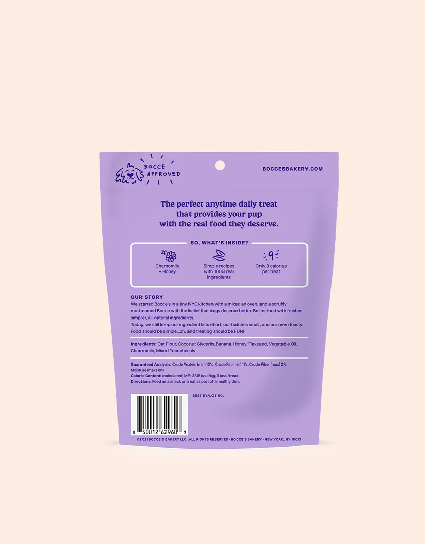 Bocces Soft and Chewy Sweet Dreams Dog Treats (6oz) - Bocce's Dog Treats - The Family Pet