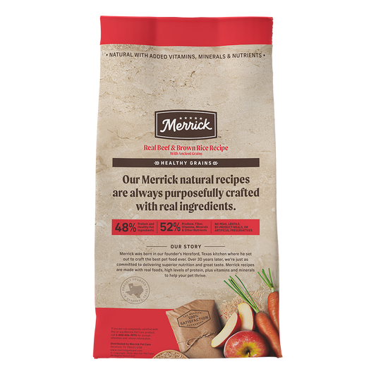 Merrick Classic Healthy Grains Beef and Brown Rice Dry Dog Food - Dry Dog Food - The Family Pet