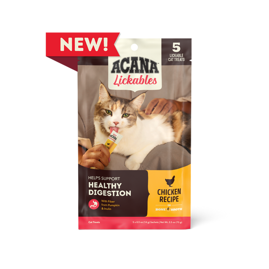 Acana Lickables Chicken Cat Treats (2.5oz) - Lickable Cat Treats - The Family Pet