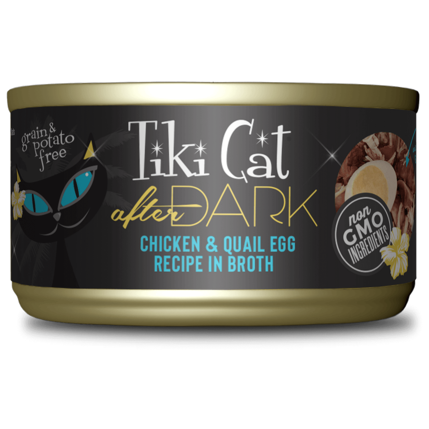 Tikicat Adult After Dark Chicken and Quail in Broth (2.8oz) - Tikicat Wet Cat Food - The Family Pet
