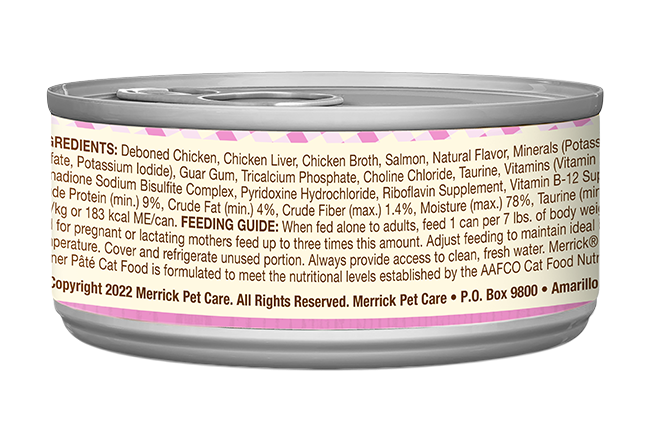 Merrick Purrfect Bistro Grain Free Kitten Chicken Pate Cat Food (3oz) - Merrick Wet Cat Food - The Family Pet