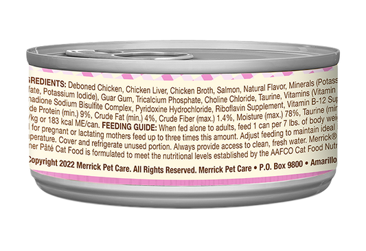 Merrick Purrfect Bistro Grain Free Kitten Chicken Pate Cat Food (3oz) - Merrick Wet Cat Food - The Family Pet