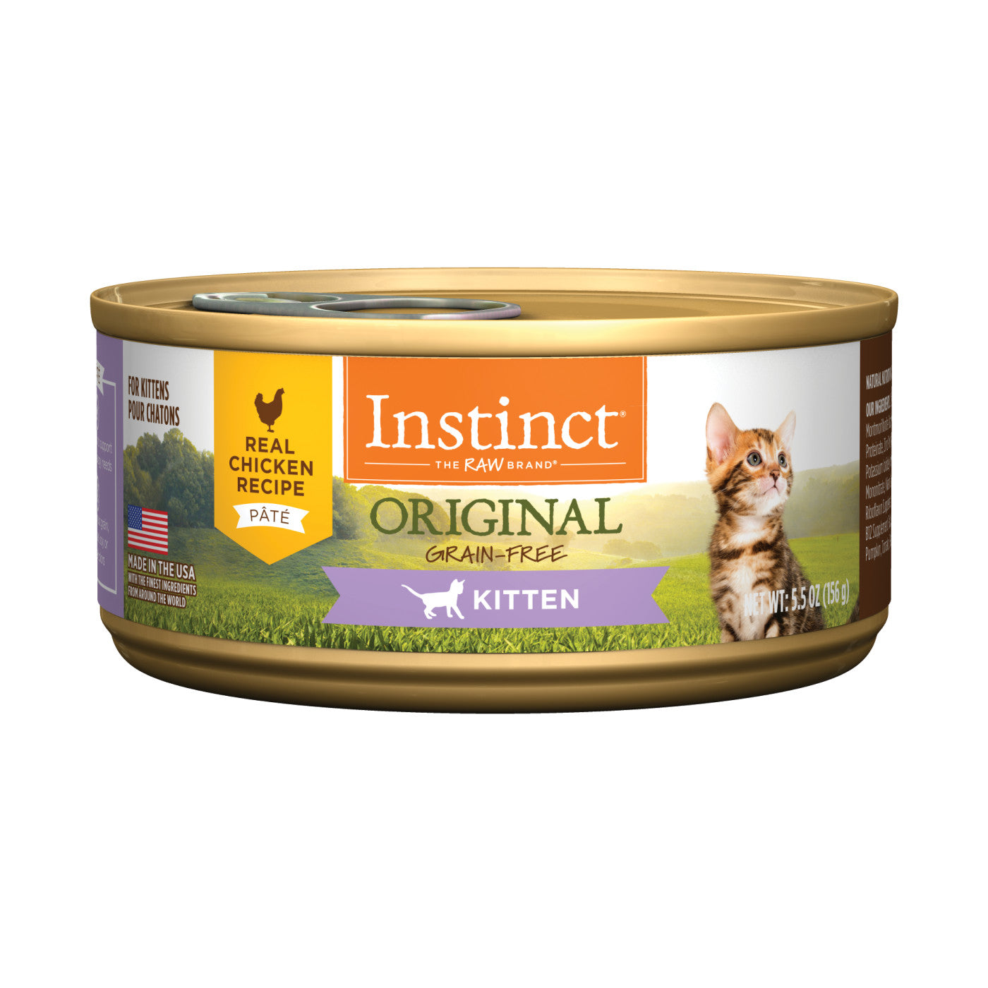 Instinct Original Kitten Grain Free Chicken Wet Cat Food (5.5oz) - Dry Cat Food - The Family Pet