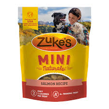 Zukeās Adult Mini Naturals Salmon Dog Treats - Soft Dog Treats - The Family Pet