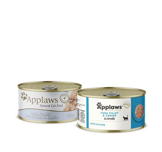 Applaws Adult Tuna Fillet and Cheese Wet Cat Food (2.47oz) - Wet Cat Food - The Family Pet