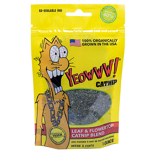 The Family Pet Cat Toys 1oz Yeowww Mini Catnip Bag Premium