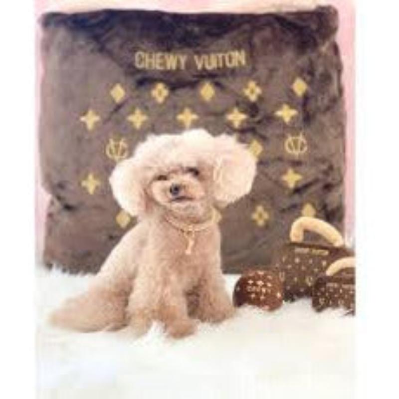 Brown Chewy V Handbag Pet Bed