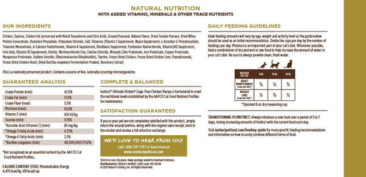 Purrfect Pet Kingdom healthy cat food for all life stages with natural ingredients and feeding guidelines