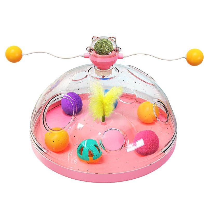 Purrfect Pet Kingdom Interactive Cat Puzzle Toy with Treats Pink Purrfect Pet Kingdom