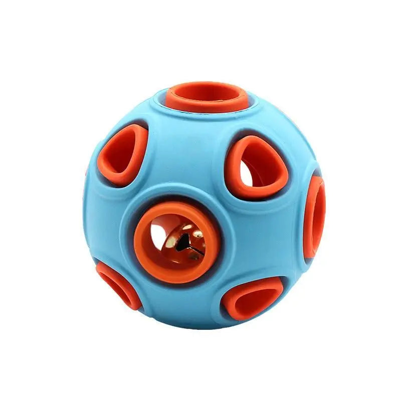 Purrfect Pet Kingdom interactive dog toy with lights blue and orange puzzle ball