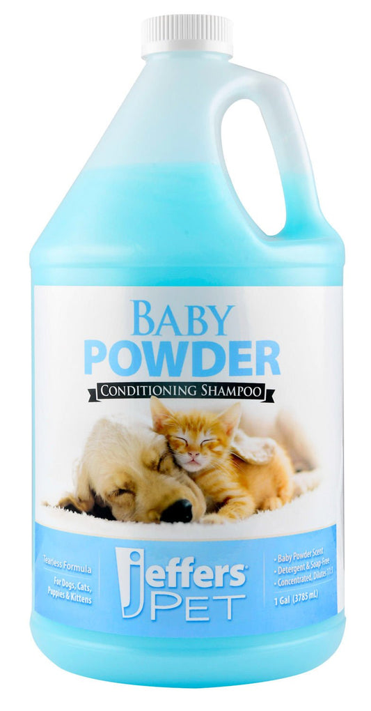 Jeffers Pet Baby Powder Tearless Conditioning Shampoo for