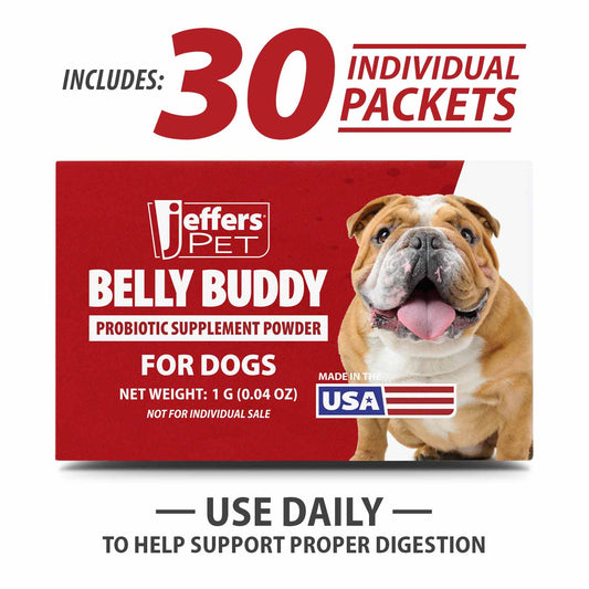 Belly Buddy Probiotic Supplement Powder For Dogs Pet - detail view
