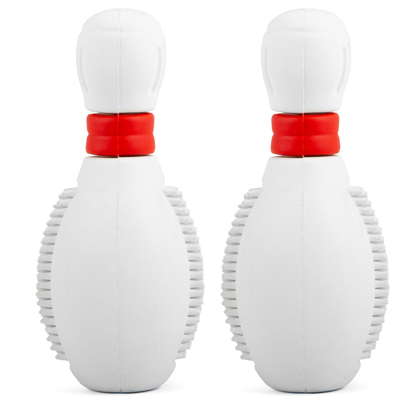 Jeffers Bowling Pin Natural Rubber Treat Dispensing Dental Chew