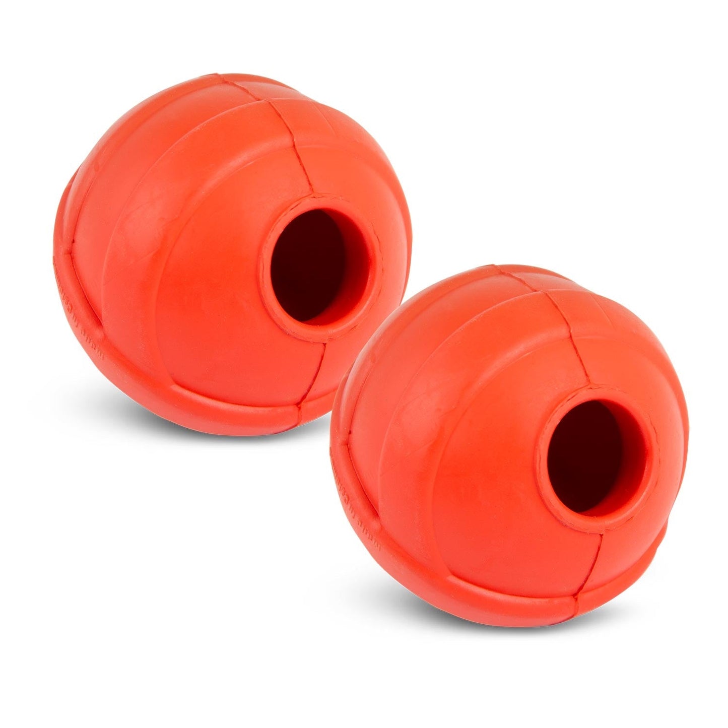 Jeffers Red Orbits Ball Natural Rubber Dental Treat Dispensing