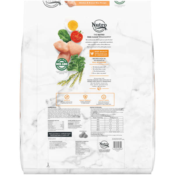 Nutro Natural Choice Large Breed Adult Chicken Dry Dog Food (30lb) - Dry Dog Food - The Family Pet