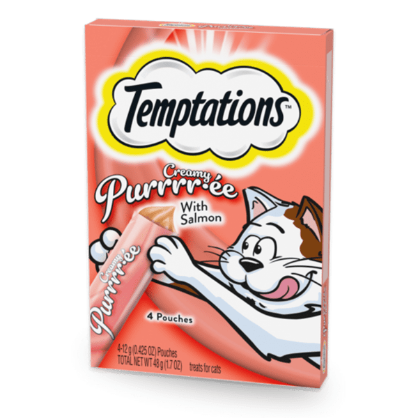 Temptations Creamy Salmon Cat Treat (1.7oz)
