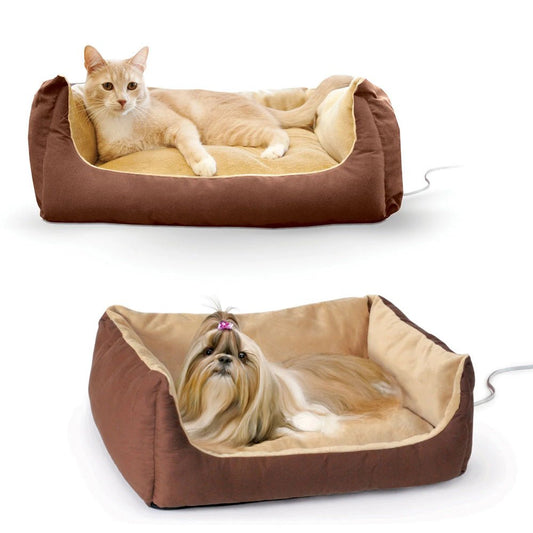 K H Thermo Pet Cuddle Cushion Heated Pet Bed Indoor Heated - detail view