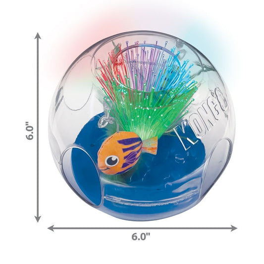 KONG Bat-A-Bout Glow Aquarium toy | Purrfect Pet Kingdom