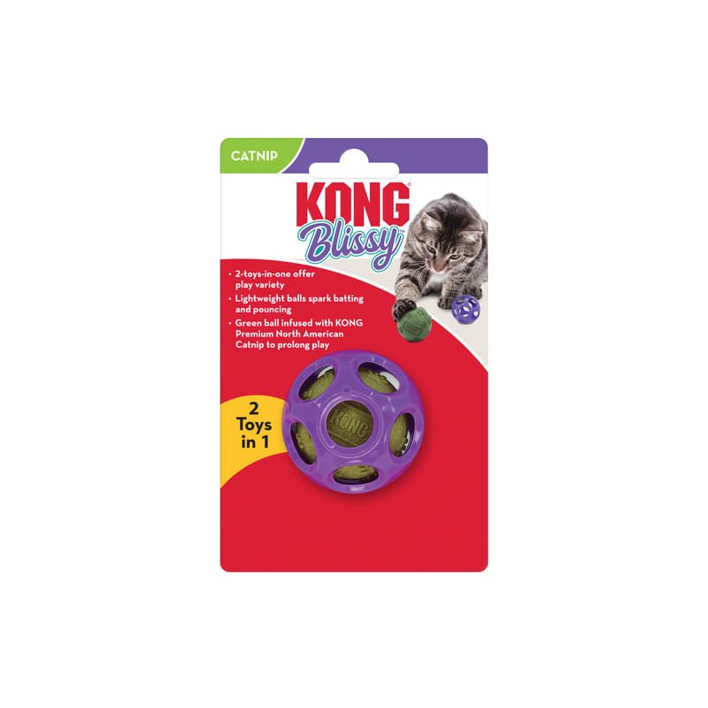 KONG Blissy Moon Ball with Catnip Cat Toy | Purrfect Pet Kingdom