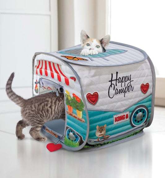 KONG PlaySpaces Pop-Up Camper Toy for Cats Cat Toy | Purrfect