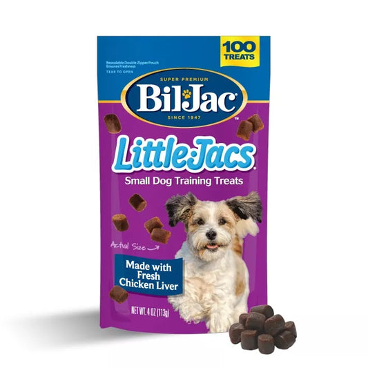 Bil - Jacs Little Jack Soft Training Dog Treats (4oz) - Soft Dog Treats - The Family Pet