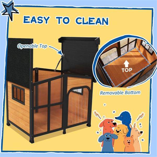 Purrfect Pet Kingdom Breathable Dog House for Healthy Living Purrfect Pet Kingdom