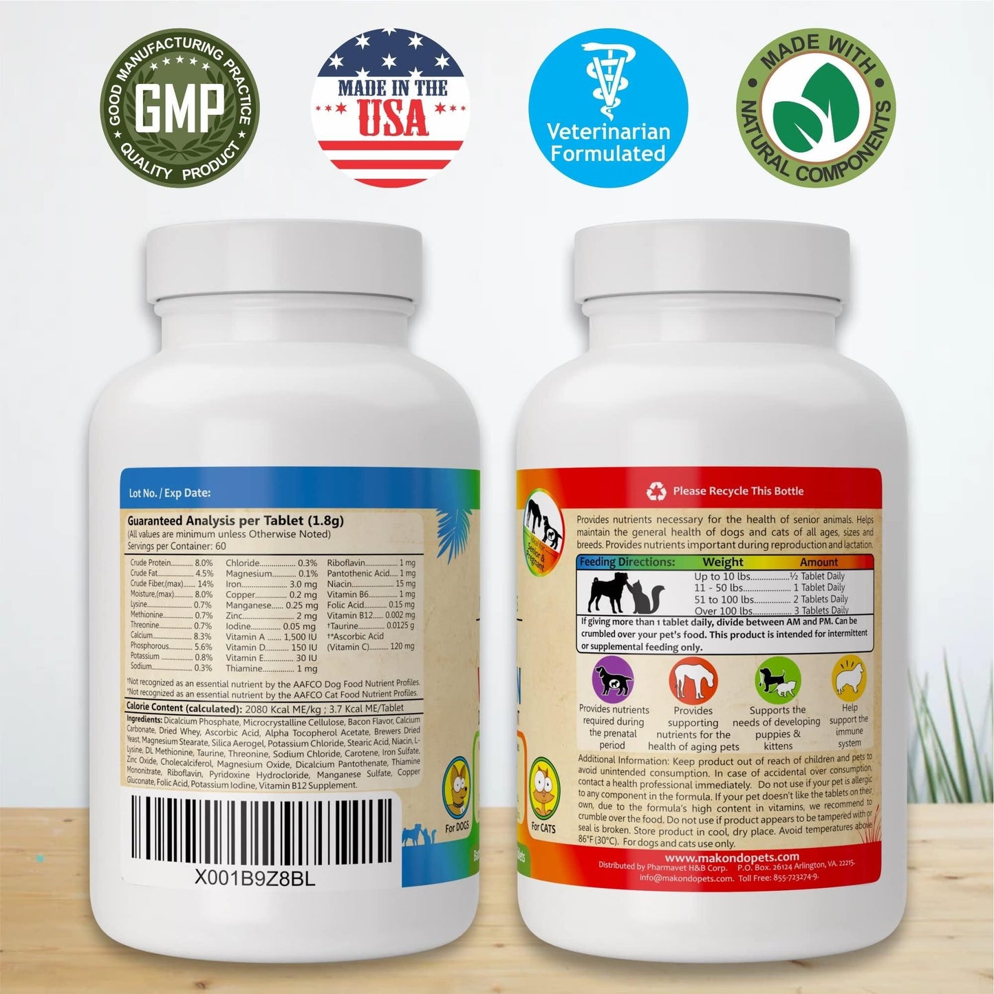 Purrfect Pet Kingdom Daily Vitamins for Dogs and Cats Purrfect Pet Kingdom