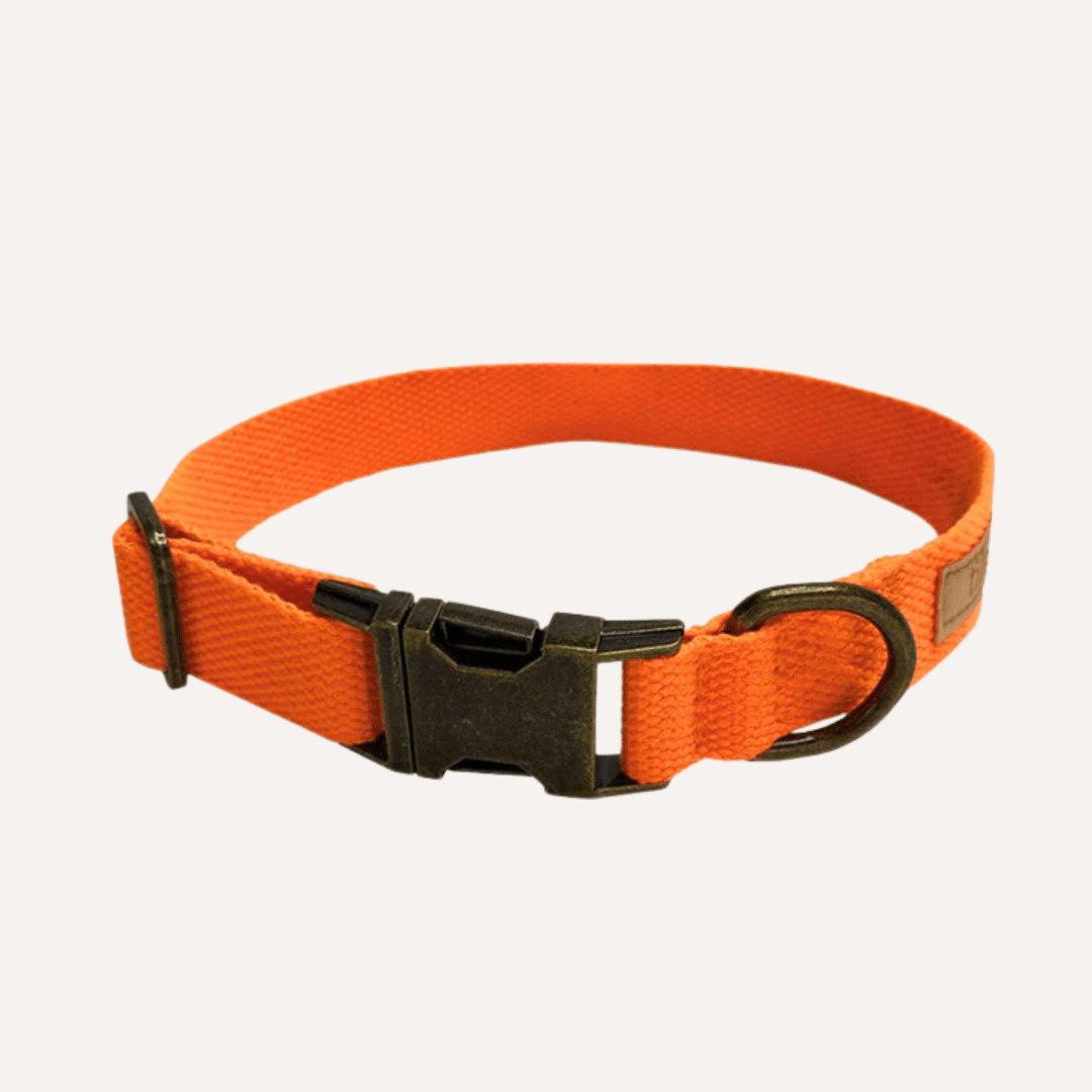Malibu Sunset Sustainable Hemp Cotton Adjustable Dog Collar– Durable & Soft