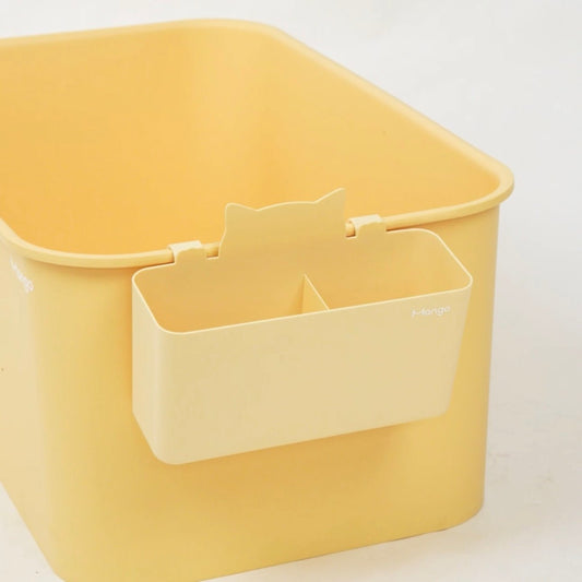Mangopets Cat Litter Box Storage Bin For Easy Cleanup