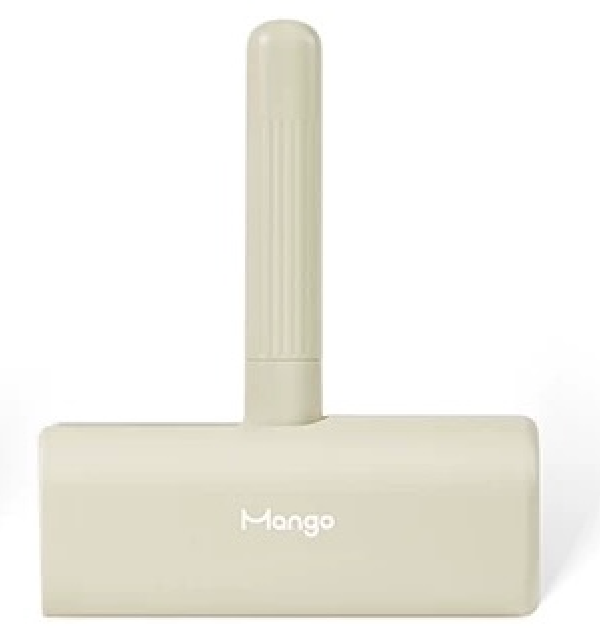MangoPets reusable lint roller for pets in beige, ideal for removing hair and lint from surfaces