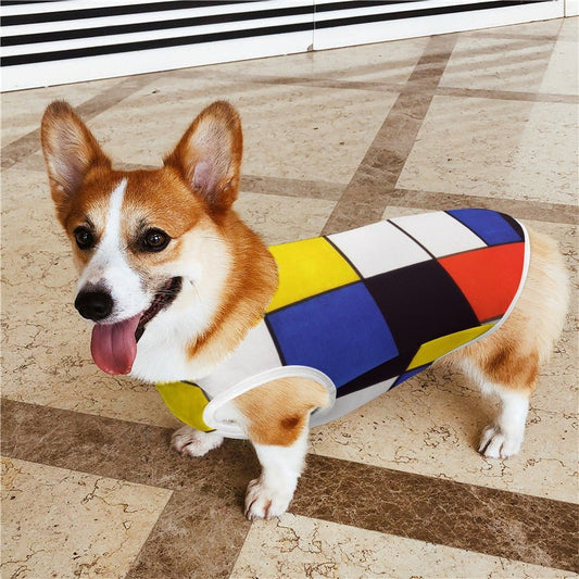 Pet Supply Mondrian Composition Vest for Daily Use l main product image for dogs and cats