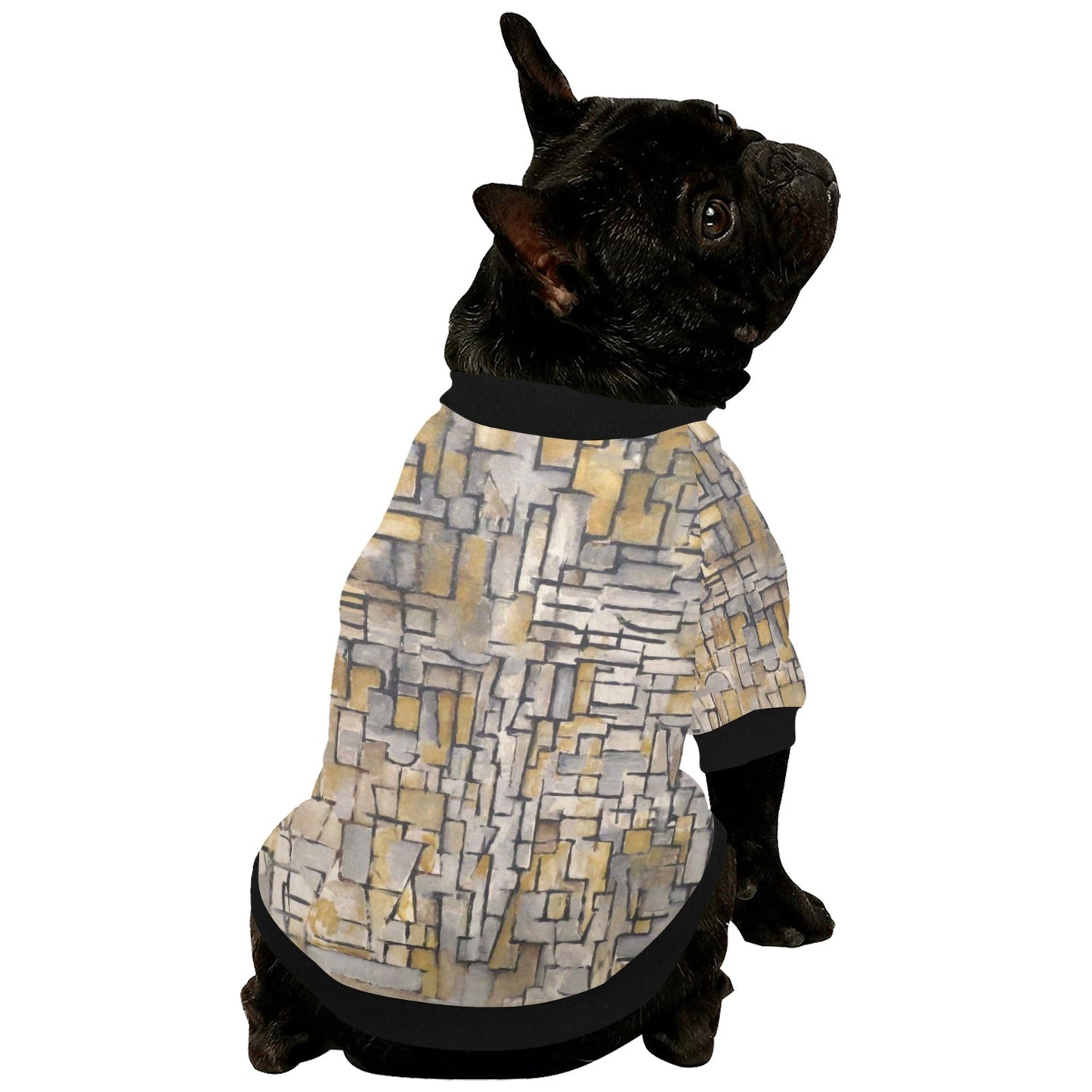 Mondrian Tableau No. 2, Composition No. VII Round Neck Shirt