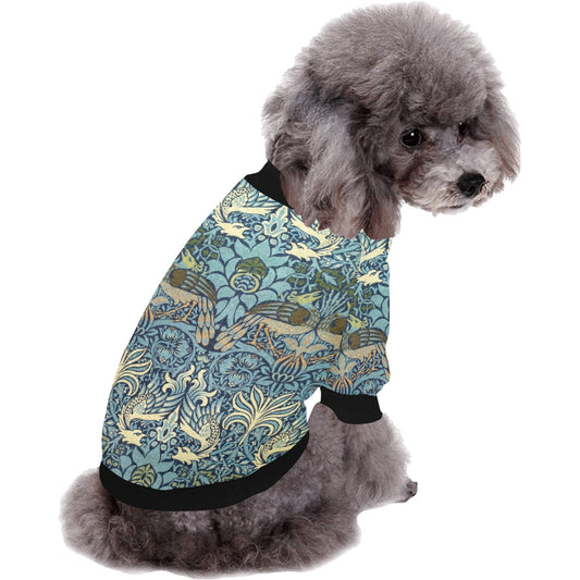 Pet Apparel Morris Peacock and Dragon Round Neck Shirt main product image for dogs and cats