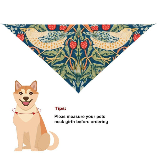 Pet Supply Morris Strawberry Thief Scarf for Daily Use Essen - detail product image for pet supply