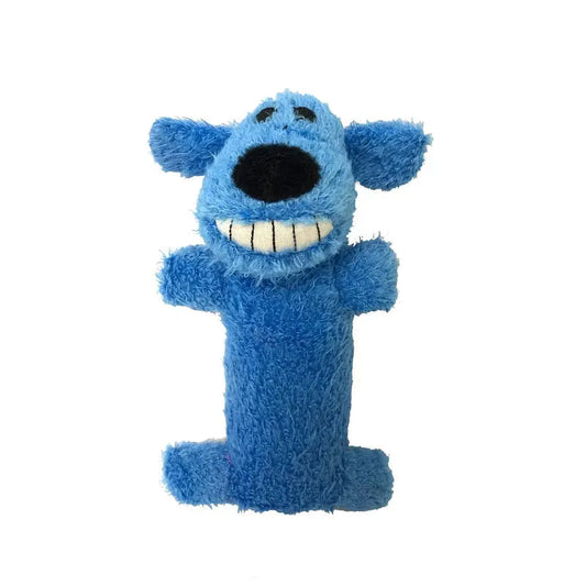 Multipet Loofa® Dog 'The Original' dog toy in assorted colors, 6 inches, by The Family Pet, perfect for playful pups.