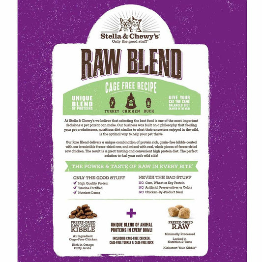 Stella & Chewy's Raw Blend Cat Food 2.5 lb Grain Free