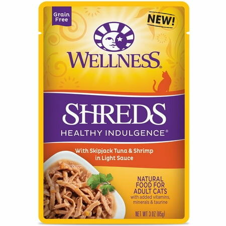 BestBy09/25 Wellness Healthy Indulgence Grain Free Wet Cat Food Tuna & Shrimp - Wellness Cat Food - Deal US