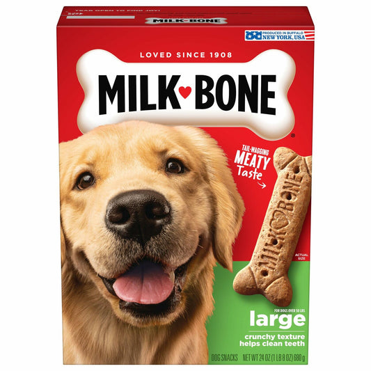 Milk - Bone Original Dog Treats 24oz Large Dogs Crunchy Biscuits - Milk Bone Dog Biscuits - Deal US