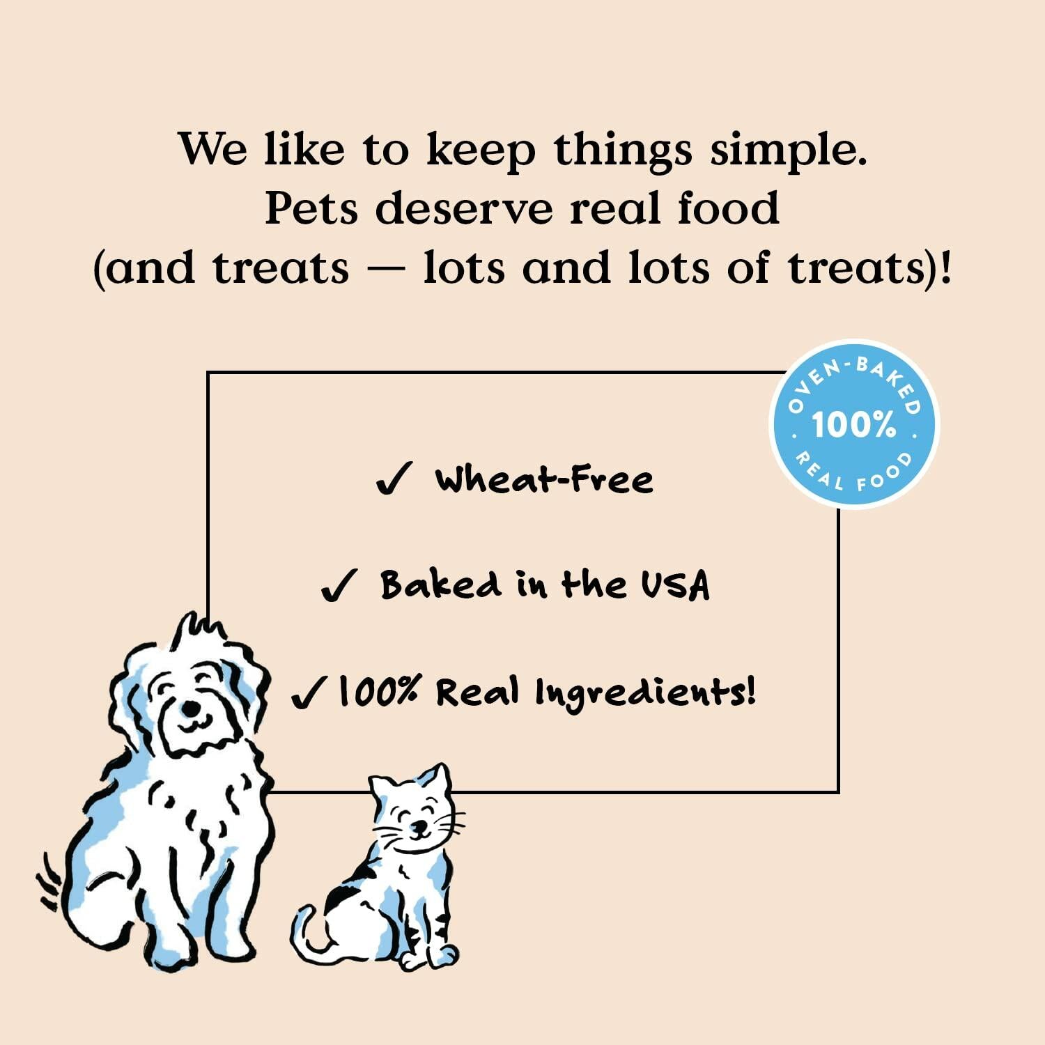 BestBy01/25 Bocce's Bakery Good Hair Dog Treats Salmon 6oz Soft Chewy Wheat - Free - Dog Chews & Treats - Deal US