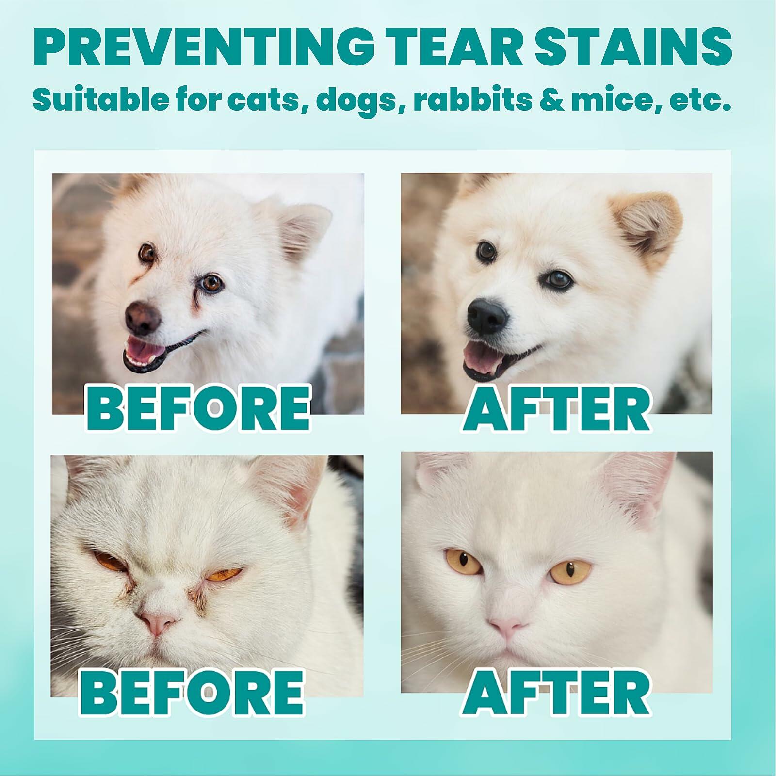 BestBy09/26 MEDUWEDU Dog & Cat Eye Wipes 120 Count Peach Scent Grooming Care - Eye Care - Deal US