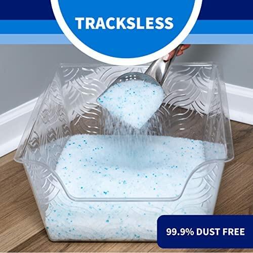 Litter Pearls Tracksless Unscented Non - Clumping Crystal Cat Litter 10.5 lb - Cat Litter - Deal US