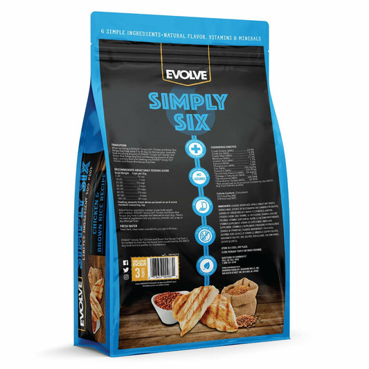 Evolve Simply Six Chicken Dog 4lb