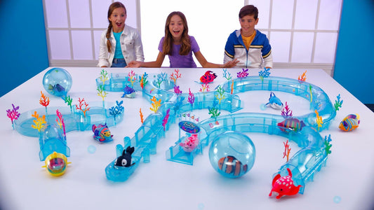 Zhu Zhu Fish Flip Orca Motorized Aquarium Pet Toy 0.33lb