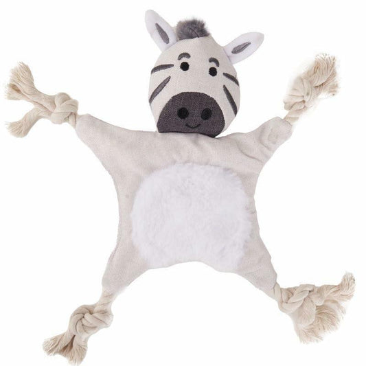 Their World Durable Interactive Dog Rope Toy Zebra Koala
