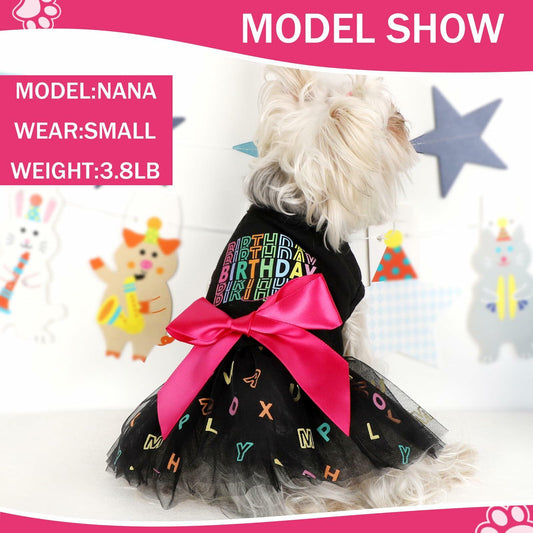 Dog Costume Dress Puppy Summer Spring Small Dogs